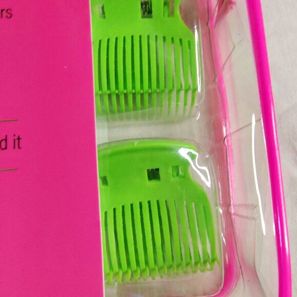 Hair Clips 80s Style Hair Rollers Branded 12 Reusable Butterfly Storage Bag - Picture 6 of 12